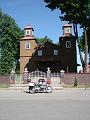 Motorradtour Baltikum Juni 2008_Kirche_Grenze_Po_Littauen